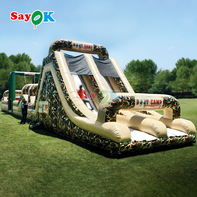 SayOk বাণিজ্যিক inflatable বাধা কোর্স বহিরঙ্গন inflatables বিশাল inflatable বাধা কোর্স প্রাপ্তবয়স্কদের জন্য