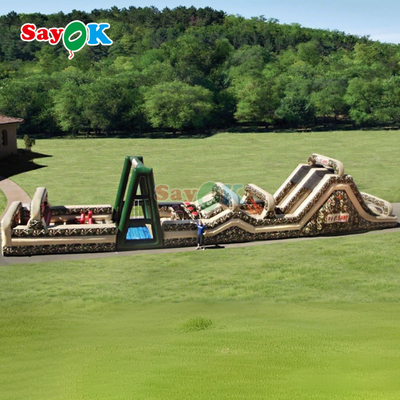 SayOk বাণিজ্যিক inflatable বাধা কোর্স বহিরঙ্গন inflatables বিশাল inflatable বাধা কোর্স প্রাপ্তবয়স্কদের জন্য