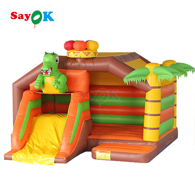 জনপ্রিয় inflatable bouncer আউটডোর inflatable bouncing combo slide বাণিজ্যিক inflatable jumping bouncer শিশুদের জন্য কাসল