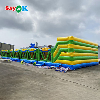 বাণিজ্যিক inflatable বাধা কোর্স বিশাল inflatable খেলার মাঠ শিশুদের জন্য বহিরঙ্গন inflatable থিম পার্ক