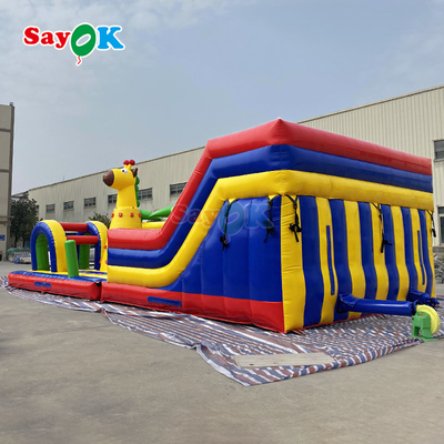 বাণিজ্যিক দৈত্য inflatable বহিরঙ্গন খেলার মাঠ পার্ক inflatable bouncer কাসল দৈত্য inflatable trampoline পার্ক