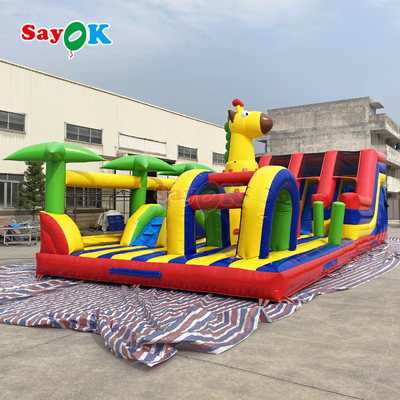 বাণিজ্যিক দৈত্য inflatable বহিরঙ্গন খেলার মাঠ পার্ক inflatable bouncer কাসল দৈত্য inflatable trampoline পার্ক