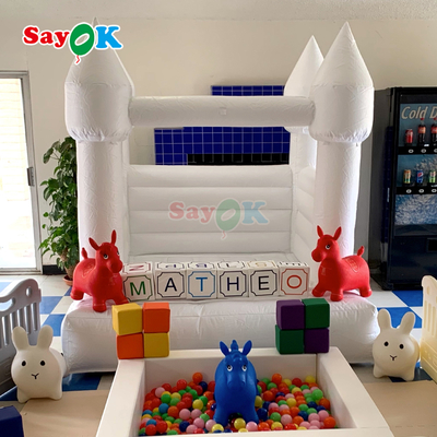 Sayok কাস্টমাইজড বাউন্সি ক্যাসেল, বাচ্চাদের পার্টির জন্য ছোট ইনফ্ল্যাটেবল বাউন্স হাউস