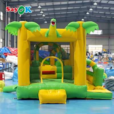 সায়োক কমার্শিয়াল ছোট inflatable বাউন্স হাউস ডাইনোসর inflatable bouncer কম্বো বাচ্চাদের জন্য