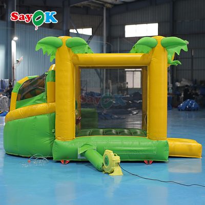 সায়োক কমার্শিয়াল ছোট inflatable বাউন্স হাউস ডাইনোসর inflatable bouncer কম্বো বাচ্চাদের জন্য