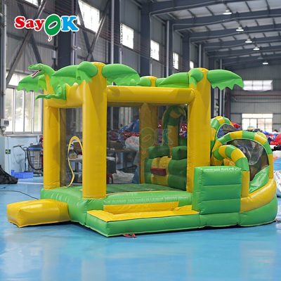 সায়োক কমার্শিয়াল ছোট inflatable বাউন্স হাউস ডাইনোসর inflatable bouncer কম্বো বাচ্চাদের জন্য