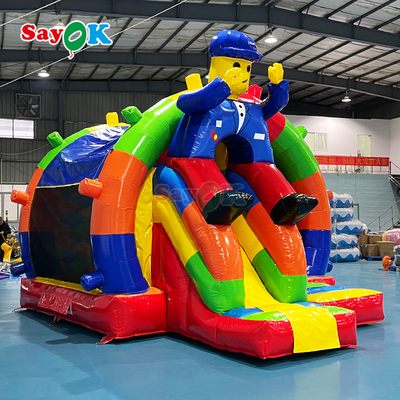 সায়োক ফ্রি ডিজাইন বাণিজ্যিক বাউন্সী কাসল inflatable bounce house combo for kids