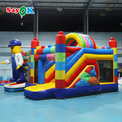 সায়োক ফ্রি ডিজাইন বাণিজ্যিক বাউন্সী কাসল inflatable bounce house combo for kids