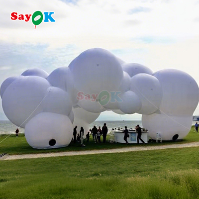 Sayok মেঘ থিমযুক্ত বিশাল ফুলাযোগ্য তাঁবু, বহিরঙ্গন ইভেন্টগুলির জন্য পার্টি তাঁবু ফোলানো