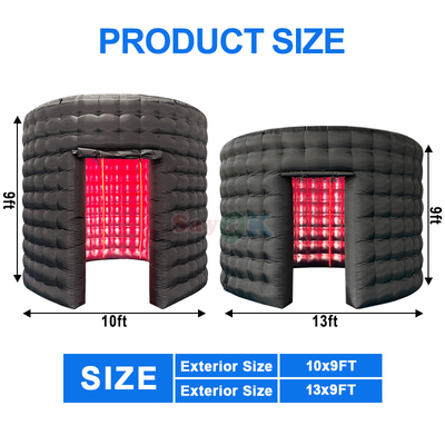 ইভেন্টগুলির জন্য 360 ফুলাযোগ্য ফটো বুথ বাণিজ্যিক ভাড়া কাস্টমাইজযোগ্য