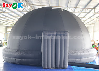 বিজ্ঞান বিশ্লেষণ জন্য কালো 5m ব্যাসার্ধ Inflatable Planetarium গম্বুজ তাঁবু