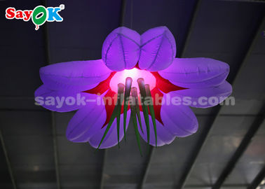রঙিন 1.5m Inflatable আলোর সাজসজ্জা / LED ফ্লাওয়ার ঝুলন্ত