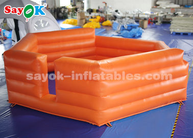 খেলার মাঠ জন্য 6m বহিরঙ্গন বিনোদন Inflatable ক্রীড়া গেম ফুটবল মাঠ