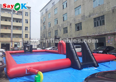 20 * 10 * 2 মি পিভিসি Tarpaulin Inflatable স্পোর্টস গেমস / Inflatable ফুটবল মাঠ