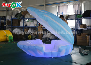বিবাহের সজ্জা জন্য জায়ান্ট 4 এমএইচ রঙিন আলোর inflatable নেতৃত্বে শেল