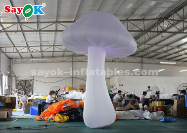 মঞ্চ সজ্জা জন্য নাইলন কাপড় 3 মিটার সাদা inflatable মাশরুম