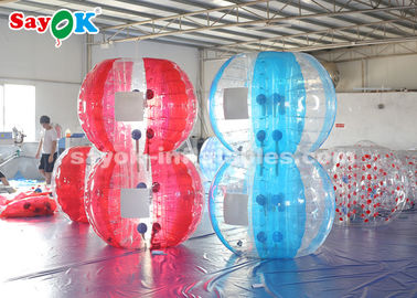 Inflatable Outdoor Games 1.5m TPU Inflatable Sports Games বাবল সকার বল বাচ্চাদের/বয়স্কদের জন্য