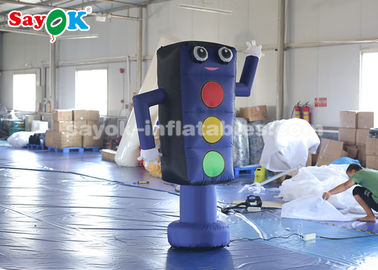 ব্লো আপ কার্টুন চরিত্র প্রচার inflatable কার্টুন চরিত্র 2m ট্রাফিক লাইট মডেল সিই