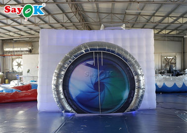 প্রদর্শনী জল প্রতিরোধী জন্য Inflatable পার্টি তাঁবু সাদা ক্যামেরা আকৃতির Inflatable ফটো বুথ