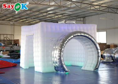 প্রদর্শনী জল প্রতিরোধী জন্য Inflatable পার্টি তাঁবু সাদা ক্যামেরা আকৃতির Inflatable ফটো বুথ