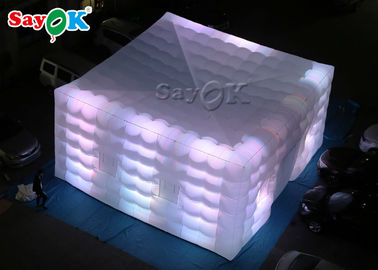 Inflatable Cube Tent Square Giant LED Light Inflatable Air Tent For Fairs Event এস জি এস রোশ