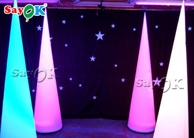 ক্রিসমাস / পার্টি / ইভেন্ট সজ্জা জন্য পাইকারি আকর্ষণীয় LED আলো inflatable শঙ্কু