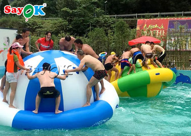 আউটডোর ক্রিয়াকলাপ / বিজ্ঞাপনের জন্য বড় inflatable জল খেলনা রঙিন inflatable জল খেলনা