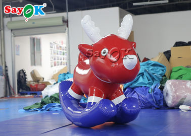 ইনফ্ল্যাটেবল রকিং হর্স বেবি টয়স পিভিসি 1.8x0.7x1.8 MH ইনফ্ল্যাটেবল পনি হর্স