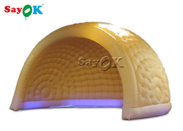 ইনফ্ল্যাটেবল ইয়ার্ড তাঁবু ROHS বিনোদন পার্ক 6m LED Inflatable Air Dome Tent