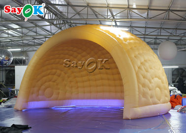 ইনফ্ল্যাটেবল ইয়ার্ড তাঁবু ROHS বিনোদন পার্ক 6m LED Inflatable Air Dome Tent