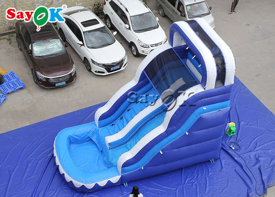 শিশুদের জন্য inflatable স্লাইড বিনোদন পার্ক অক্সফোর্ড কাপড় প্রাপ্তবয়স্ক inflatable জল স্লাইড পার্ক