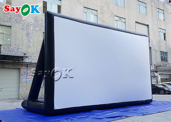 Inflatable Cinema Screen Outdoor Party 9m PVC Inflatable প্রজেক্টর সিনেমা স্ক্রীন