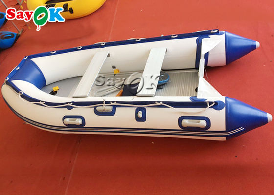 হিট সীল নীল পিভিসি Inflatable নৌকা জল মজা নৌকা 2 ব্যক্তি আপ গাট্টা