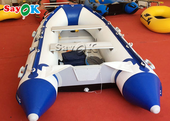 হিট সীল নীল পিভিসি Inflatable নৌকা জল মজা নৌকা 2 ব্যক্তি আপ গাট্টা