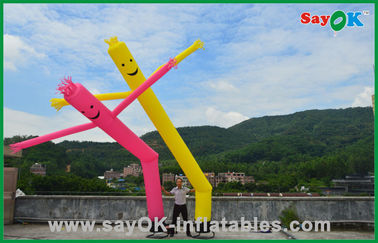 Sky Dancer Inflatable 7m Rip Stop Nylon Advertising Inflatable Air Dancer 950W এয়ার পাম্প LED সহ