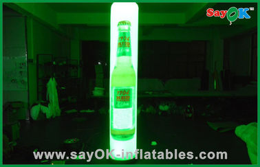 প্রোমোশনাল LED Inflatable আলোর অলংকরণ ছোট Inflatable স্তম্ভ 2m উচ্চতা