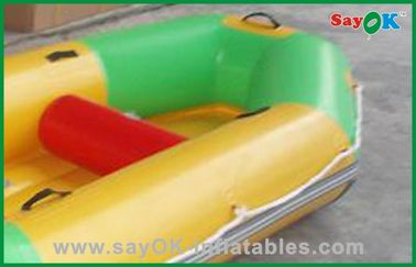 3 ব্যক্তি পিভিসি Inflatable নৌকা Inflatable জল খেলনা 0.9 মিমি পিভিসি তলপৌলিন