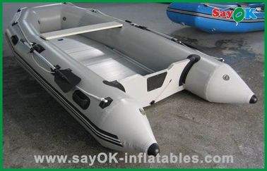 কাস্টম পিভিসি Inflatable নৌকা হোয়াইট গভীর- V ফাইবারগ্লাস হ্রাস 3.6mLx1.5mW