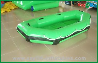শিশুদের সবুজ পিভিসি Inflatable নৌকা বাণিজ্যিক Inflatable জল খেলনা