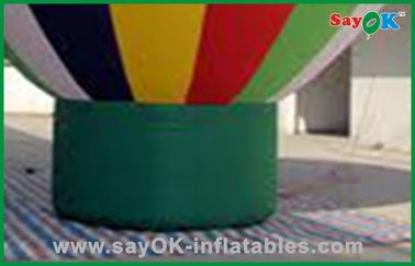 হলিডে সজ্জা 600D অক্সফোর্ড কাপড় জন্য রঙিন Inflatable গ্র্যান্ড Balloon