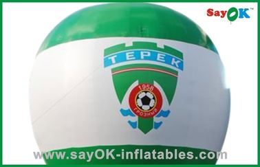সাদা এবং সবুজ বড় Inflatable বেলুন, Inflatable বিজ্ঞাপন বেলুন