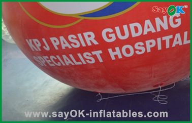 লাল বড় হিলিয়াম বেলুন বাণিজ্যিক Inflatable পণ্য হিলিয়াম গ্যাস বেলুন