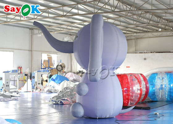 কুচকাওয়াজ ইভেন্ট inflatable কার্টুন অক্ষর হাতী দিয়ে ব্লোয়ার