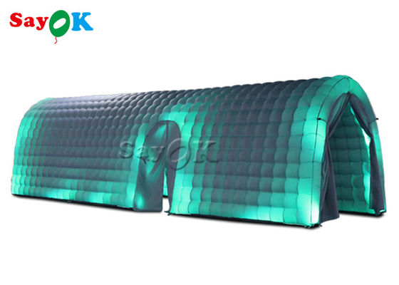 কাস্টম ইনফ্ল্যাটেবল টেন্ট অক্সফোর্ড কাপড় সাদা পার্টি Led সঙ্গে ইনফ্ল্যাটেবল টানেল তাঁবু