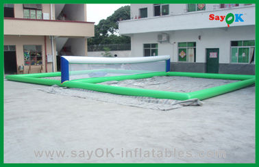 মজার ভলিবল কোর্ট Inflatable জল খেলনা, Inflatable পুল খেলনা
