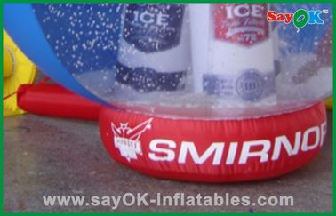 দৈত্য ক্রিসমাস বল Inflatable ক্রিসমাস সজ্জা অক্সফোর্ড কাপড়