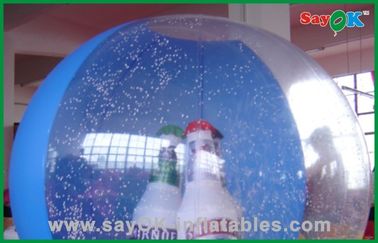 দৈত্য ক্রিসমাস বল Inflatable ক্রিসমাস সজ্জা অক্সফোর্ড কাপড়