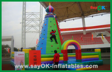 বিশাল আকারের বাণিজ্যিক inflatable বাউন্সার / ইভেন্টের জন্য inflatable ক্লাইম্বিং ভাড়া জন্য inflatable বাউন্সার বিক্রয়