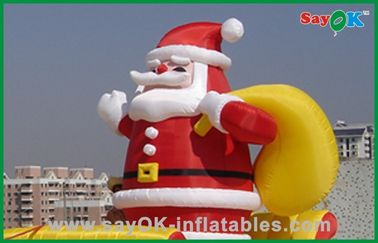 ক্রিসমাস Inflatable হলিডে সজ্জা Inflatable স্যান্টাক্লজ এবং sled