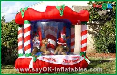 Inflatable ক্রিসমাস সজ্জা হাউস বাউন্সার, কাস্টম Inflatables পণ্য